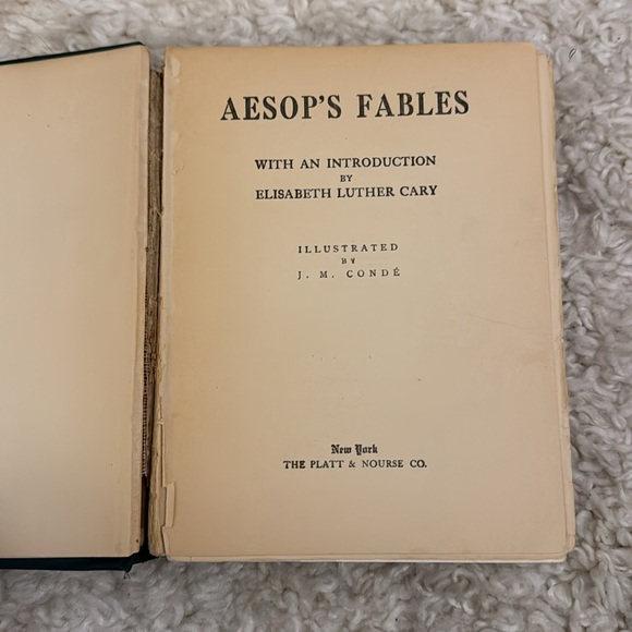 AESOP'S FABLES, hardcover, 1913 - Picture 6 of 17